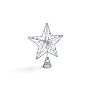Modern Tree Star in a Box - Silver