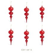Glass Finial Ornament - Burgundy - Urban Home