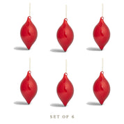 Glass Drop Ornament - Burgundy - Urban Home