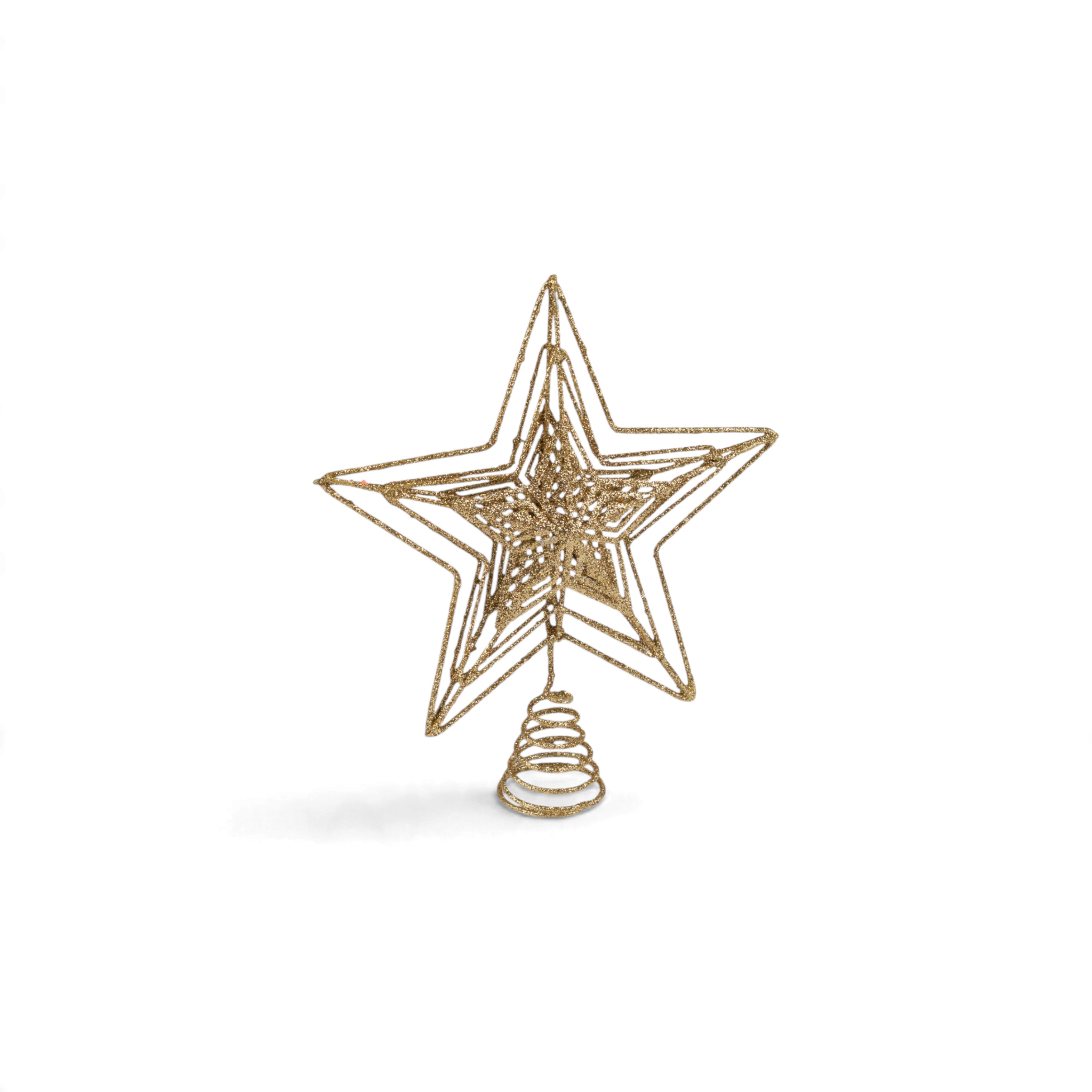 Classic Tree Star in a Box - Gold - Small