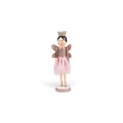 Wooden Angel Pink & White - 36cm
