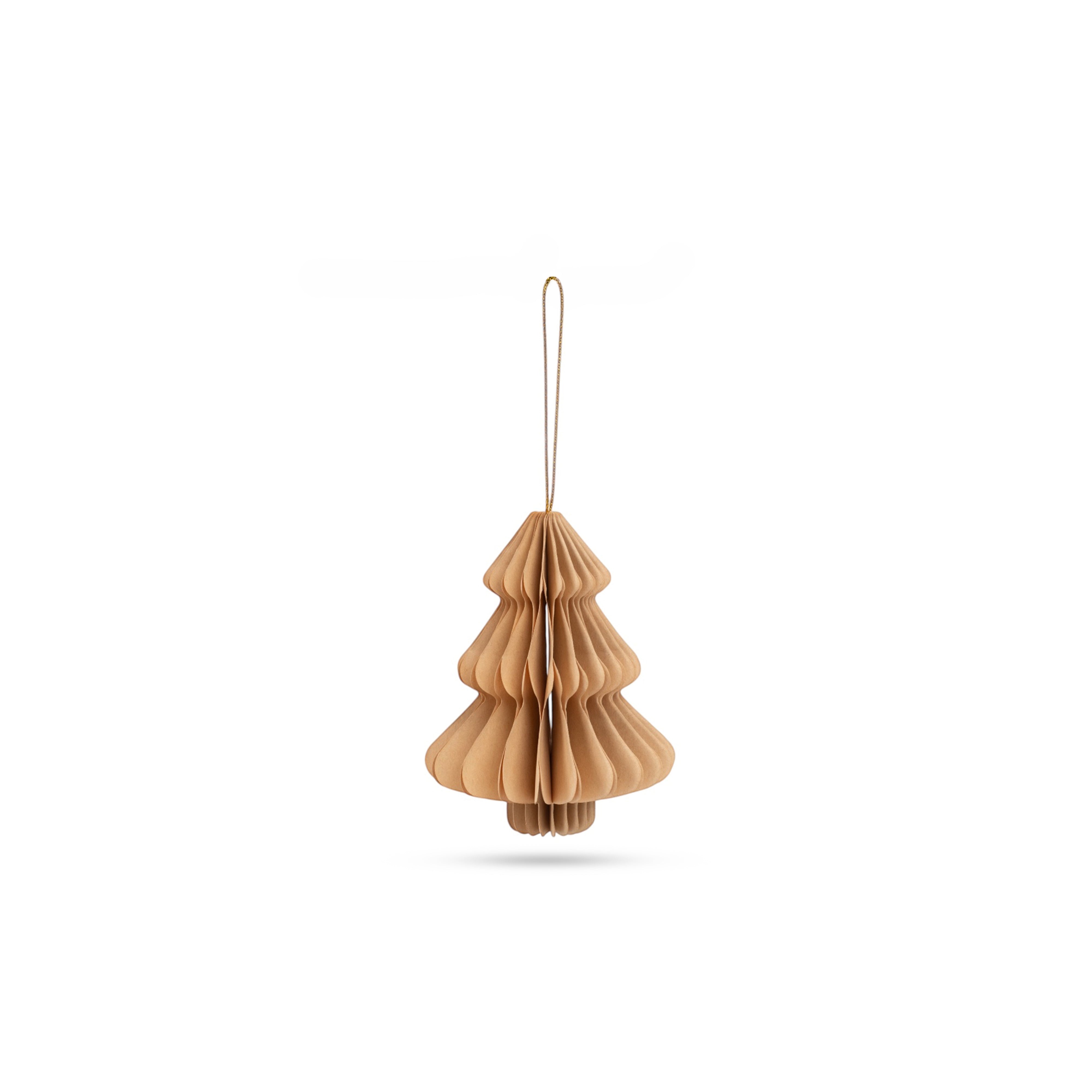 Paper Fan Ornament - Burgundy