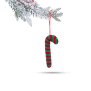 Knitted Christmas Candy Cane