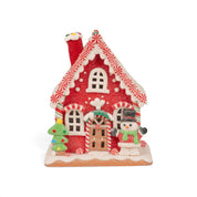 Candy House with Santa & LED Light