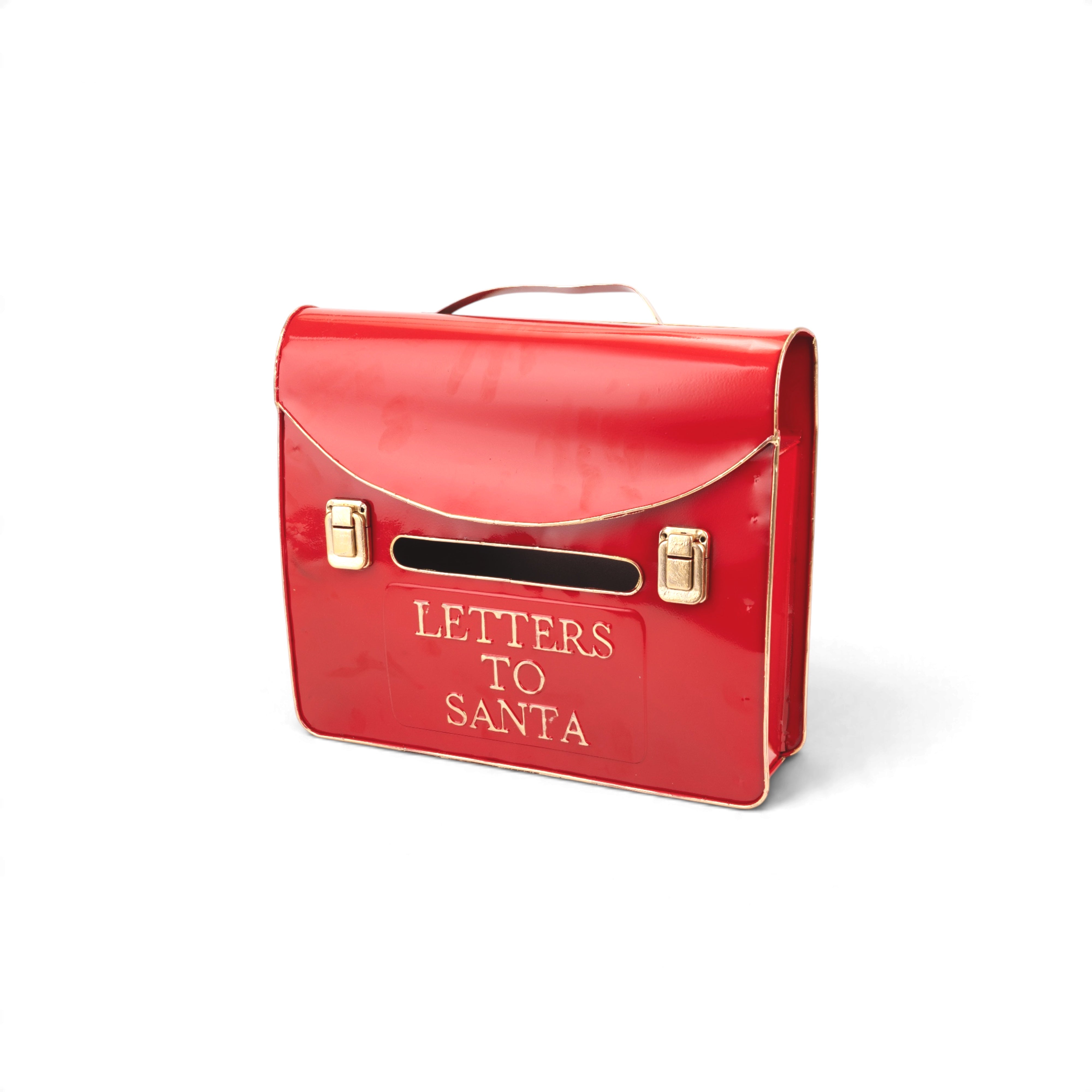 Letters to Santa Metal Mailbox - Red - Medium