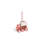 Candy Train Ornament with LED Light