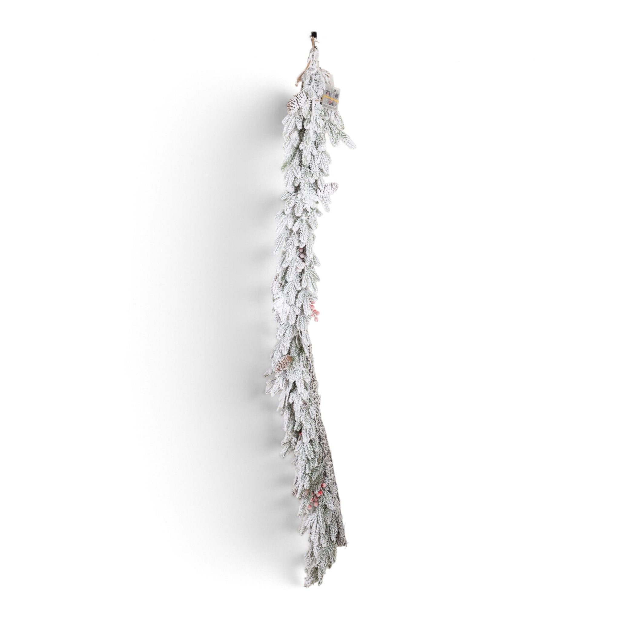 Snowy Flocked Pine Garland