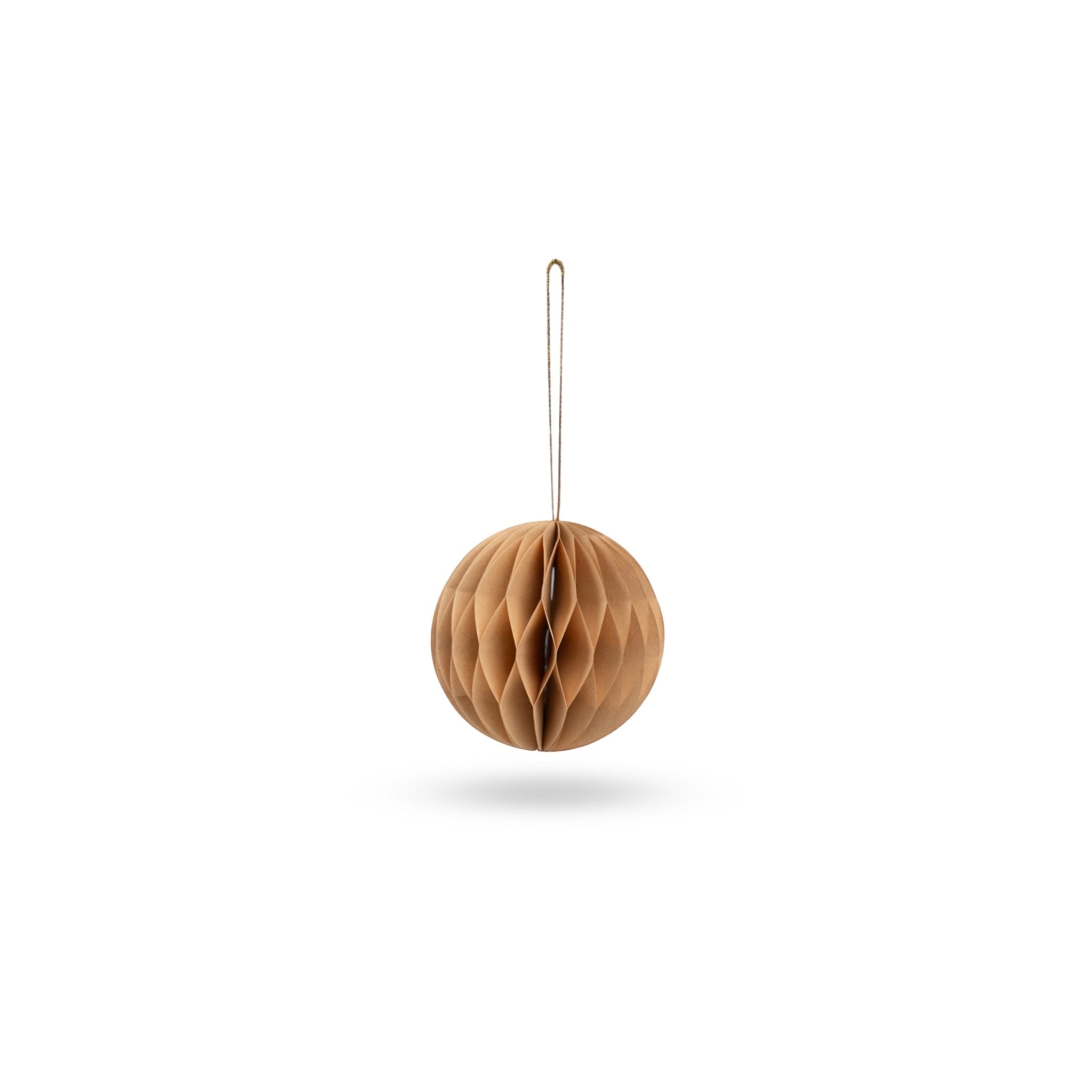 Honeycomb Paper Ball - Burgundy - Urban Home