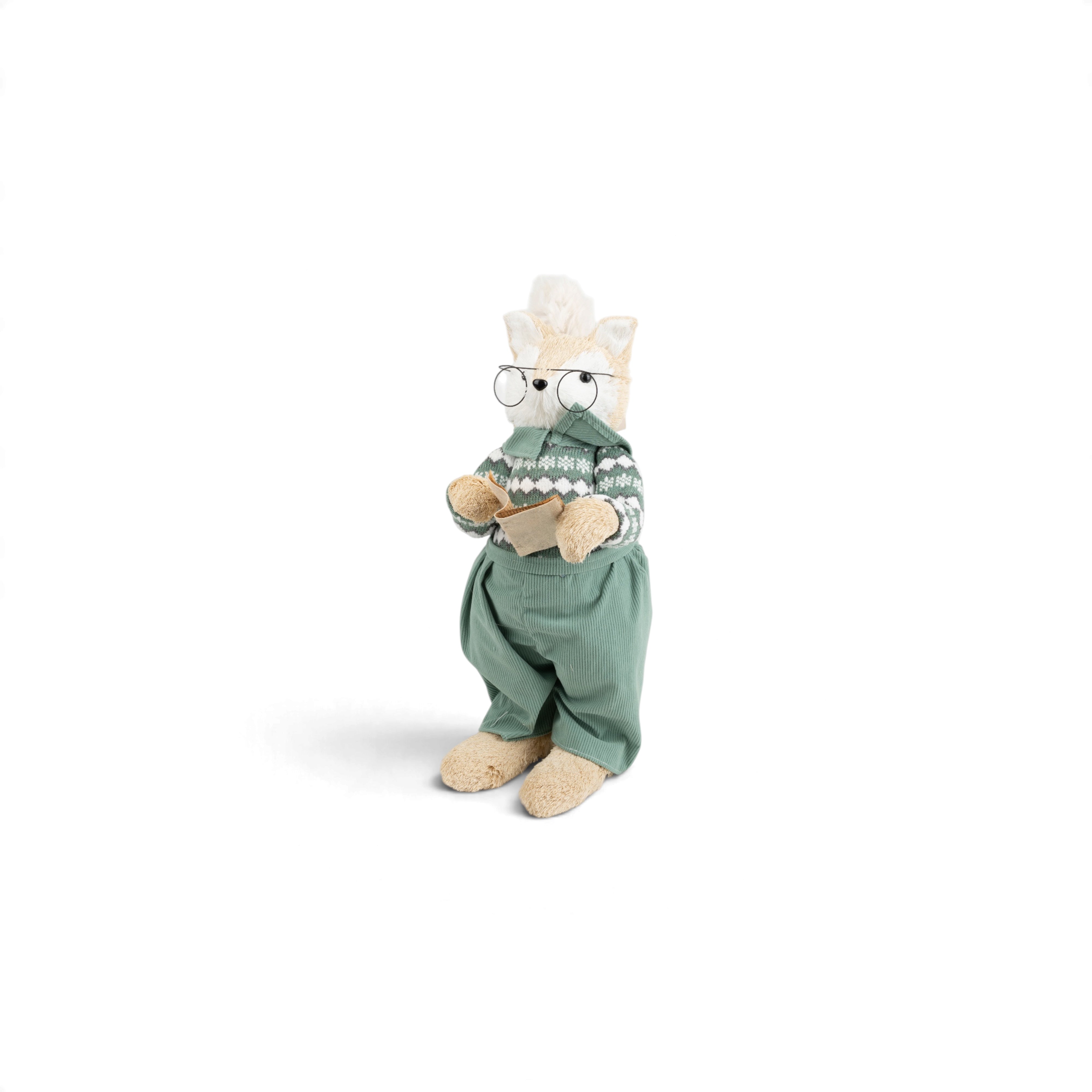 Squirrel with Glasses - Green Clothing