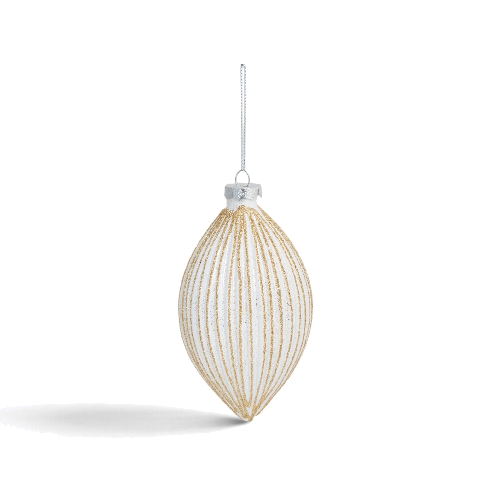 Christmas Ornaments Mix - White & Champagne - Urban Home