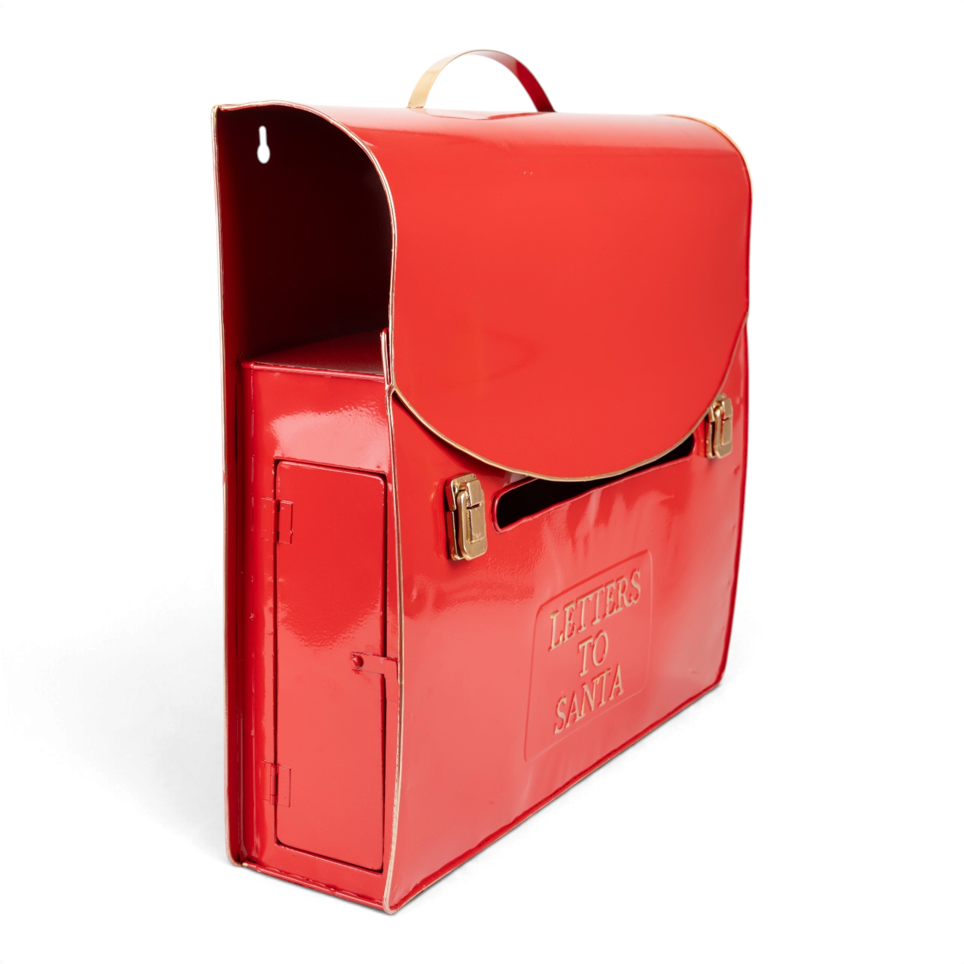 Letters to Santa Metal Mailbox - Red - Large