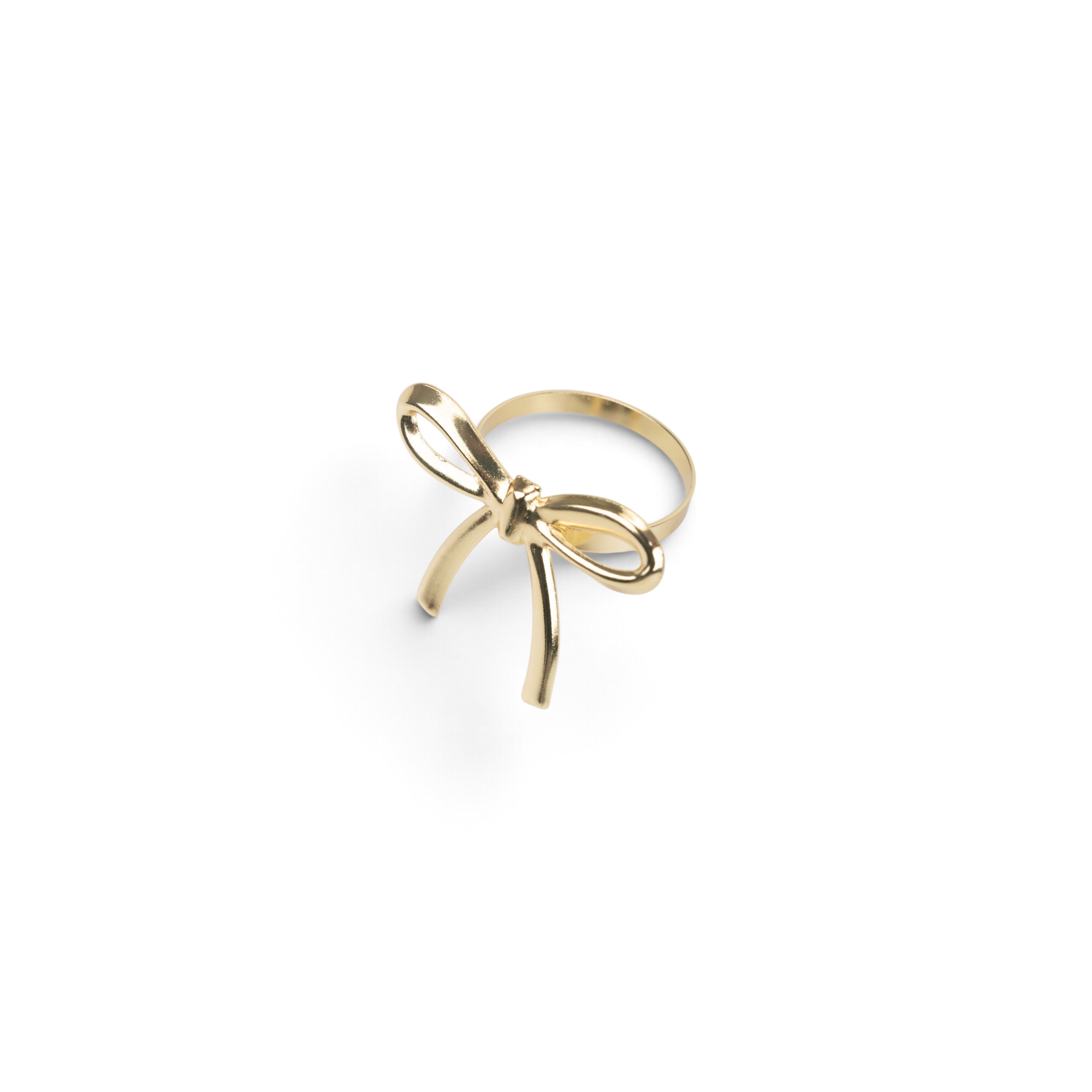 Gold Bow Napkin Ring