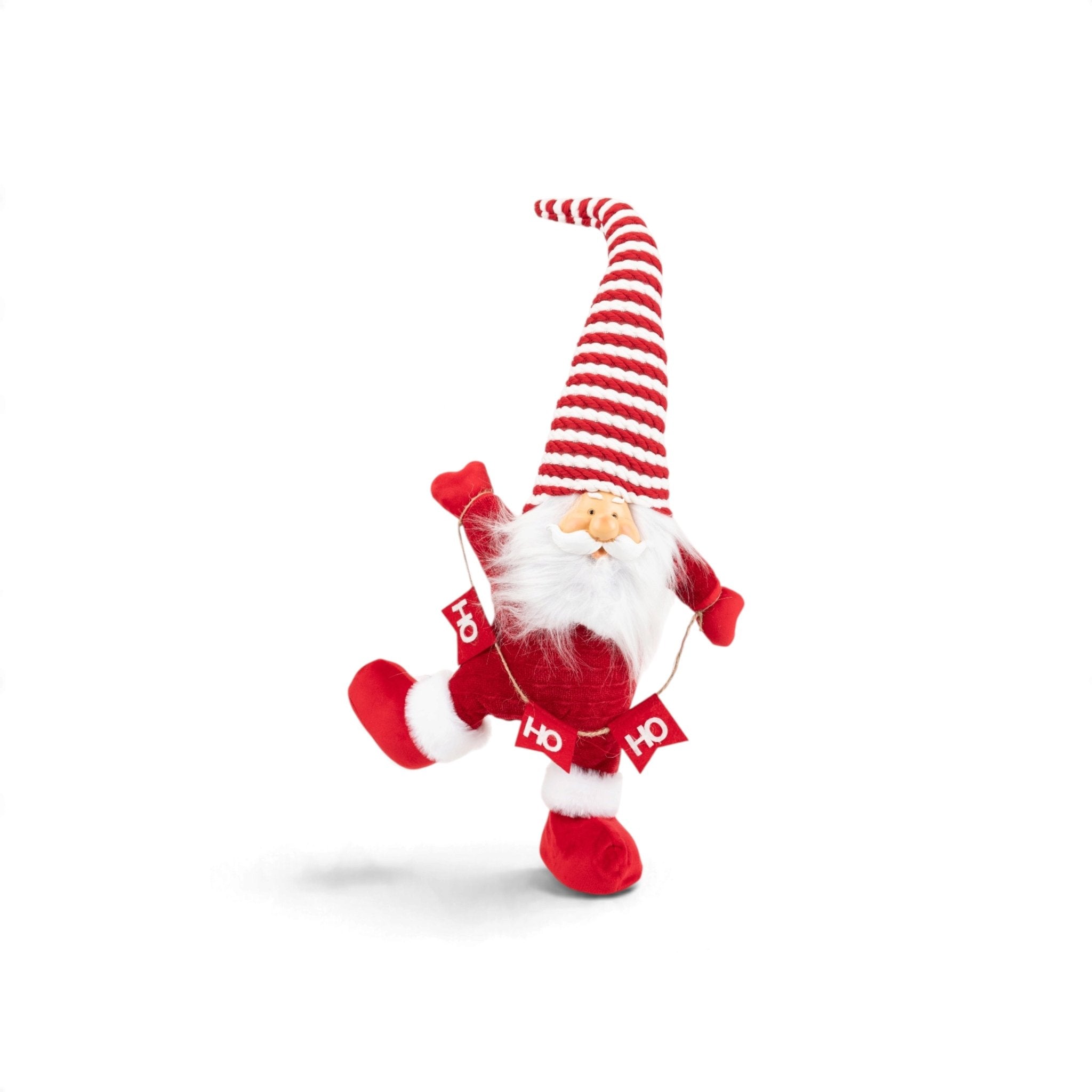 Santa Gnome with Striped Long Hat & Dangling Legs - Urban Home