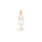 Wooden Angel Pink & White - 36cm
