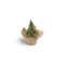 Flocked Mini Tree with Burlap Base Without Light - 20cm