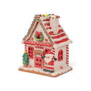 Candy House with Santa & LED Light