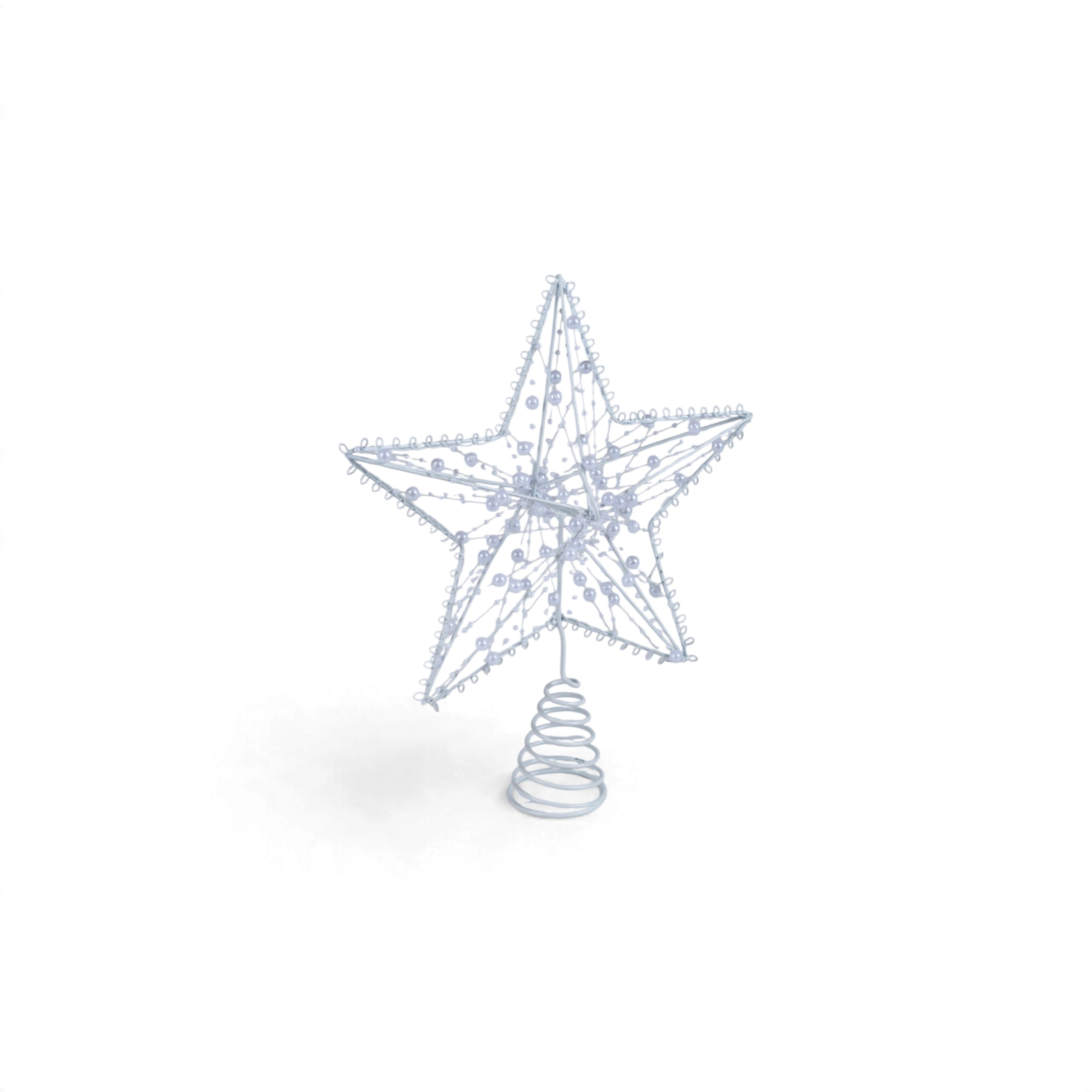 Modern Tree Star in a Box - White