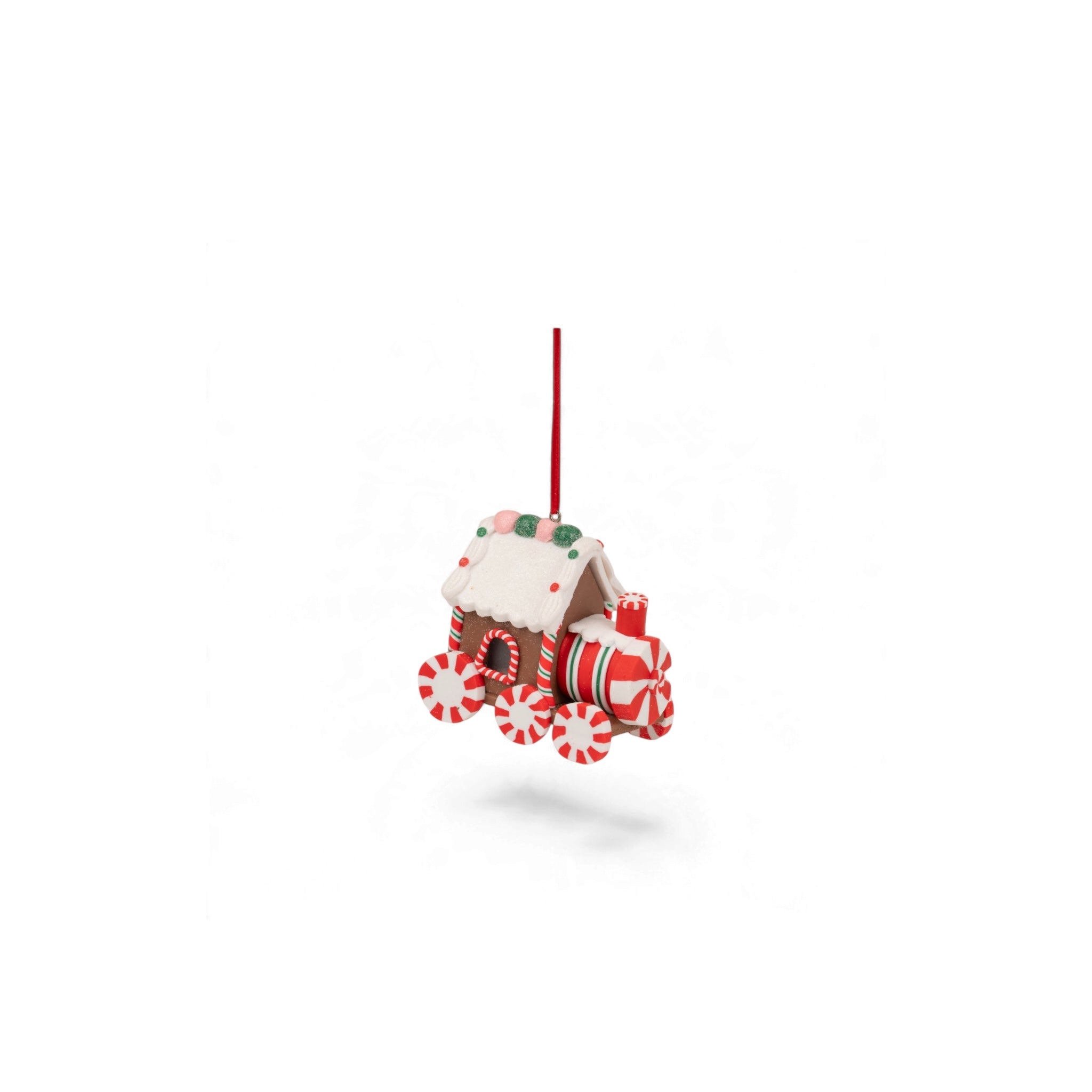Candy Train Ornament with LED Light