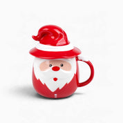 3D Santa Mug with Hat Lid