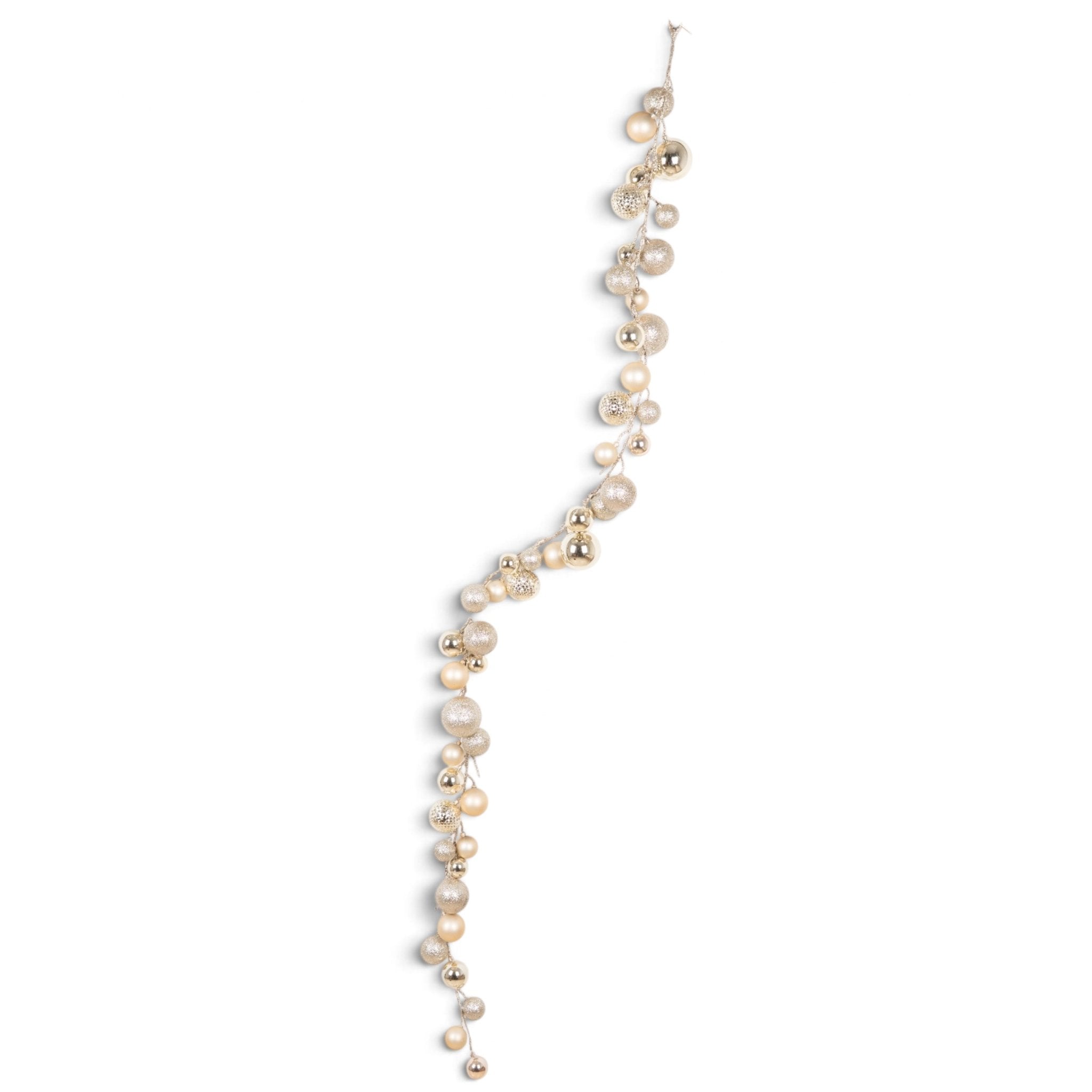 Christmas Ball Garland - Gold