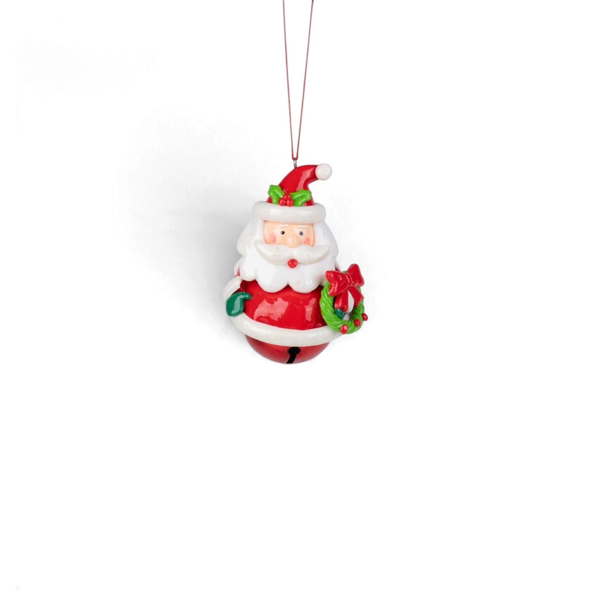 Santa, Snowman & Deer Jingle Bell Ornament - Urban Home