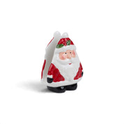 Snowman Ceramic Figurine with Red Hood
