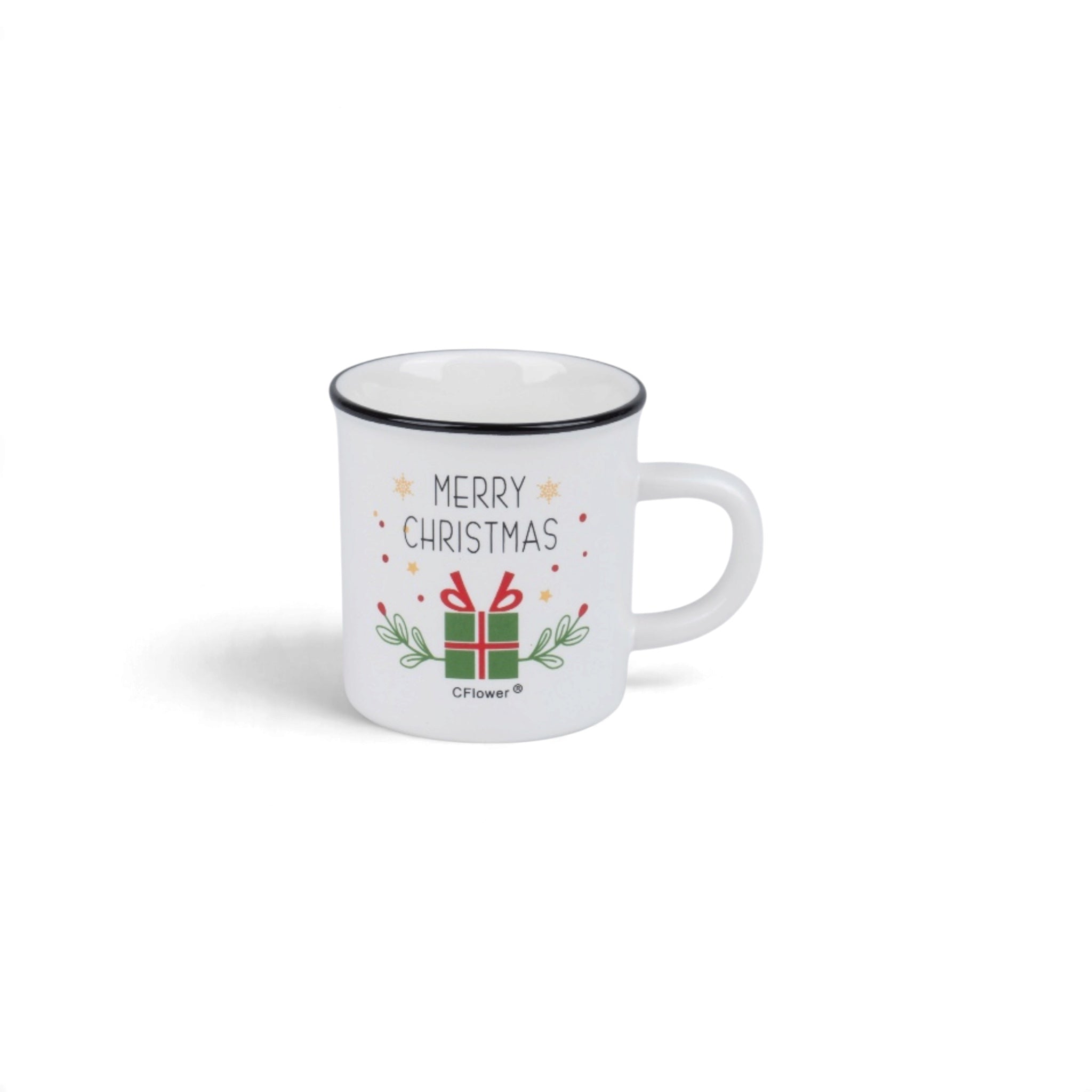Enamel Look Mini Mug - Christmas Print