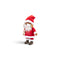 Plush Santa Dog Holding a Teddy Bear - 18*11*42