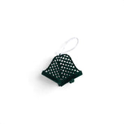 Velvet Bell Hanging Ornament - Green
