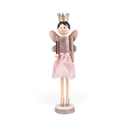Wooden Angel Pink & White - 55cm