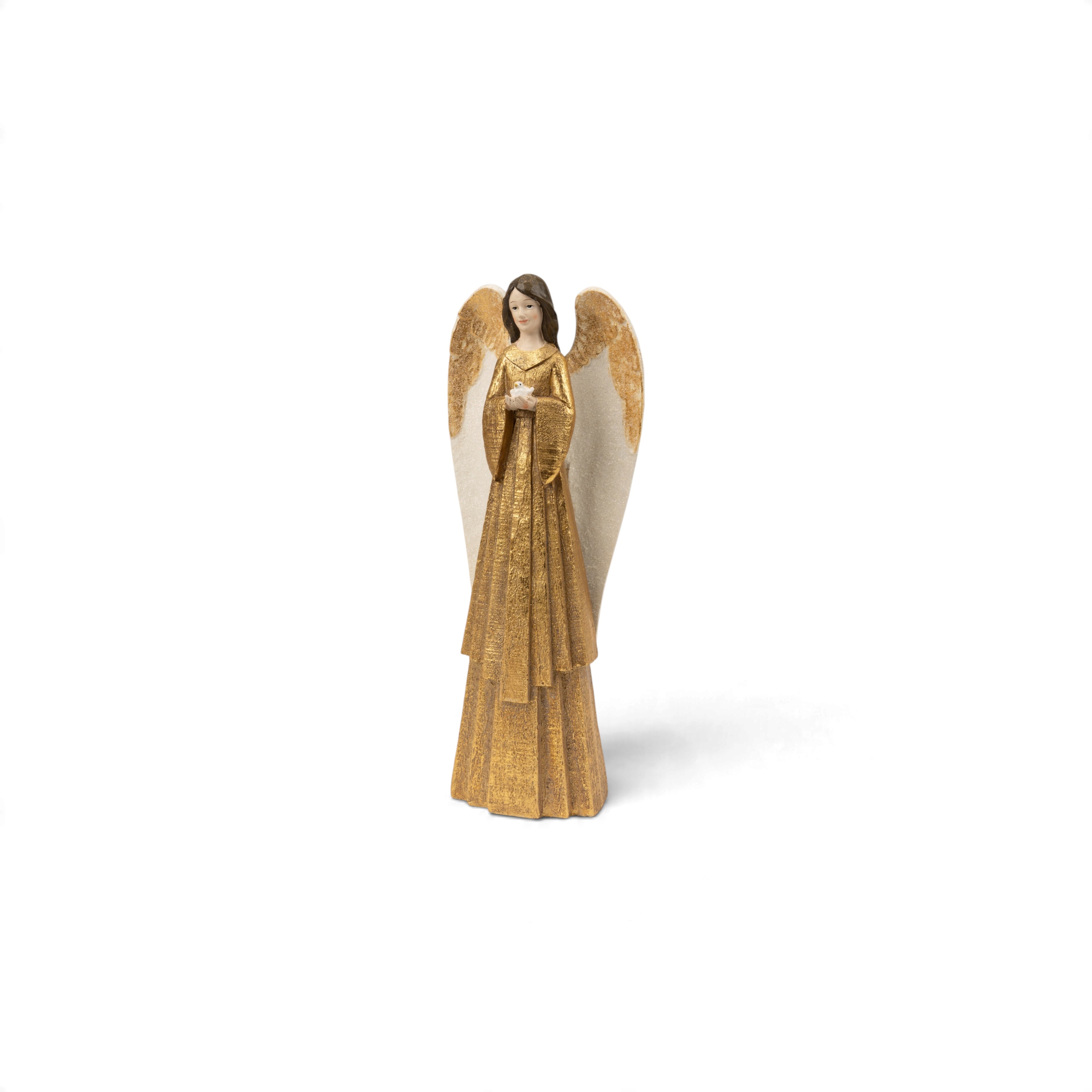 Gold Angel Figurine Holding a Star