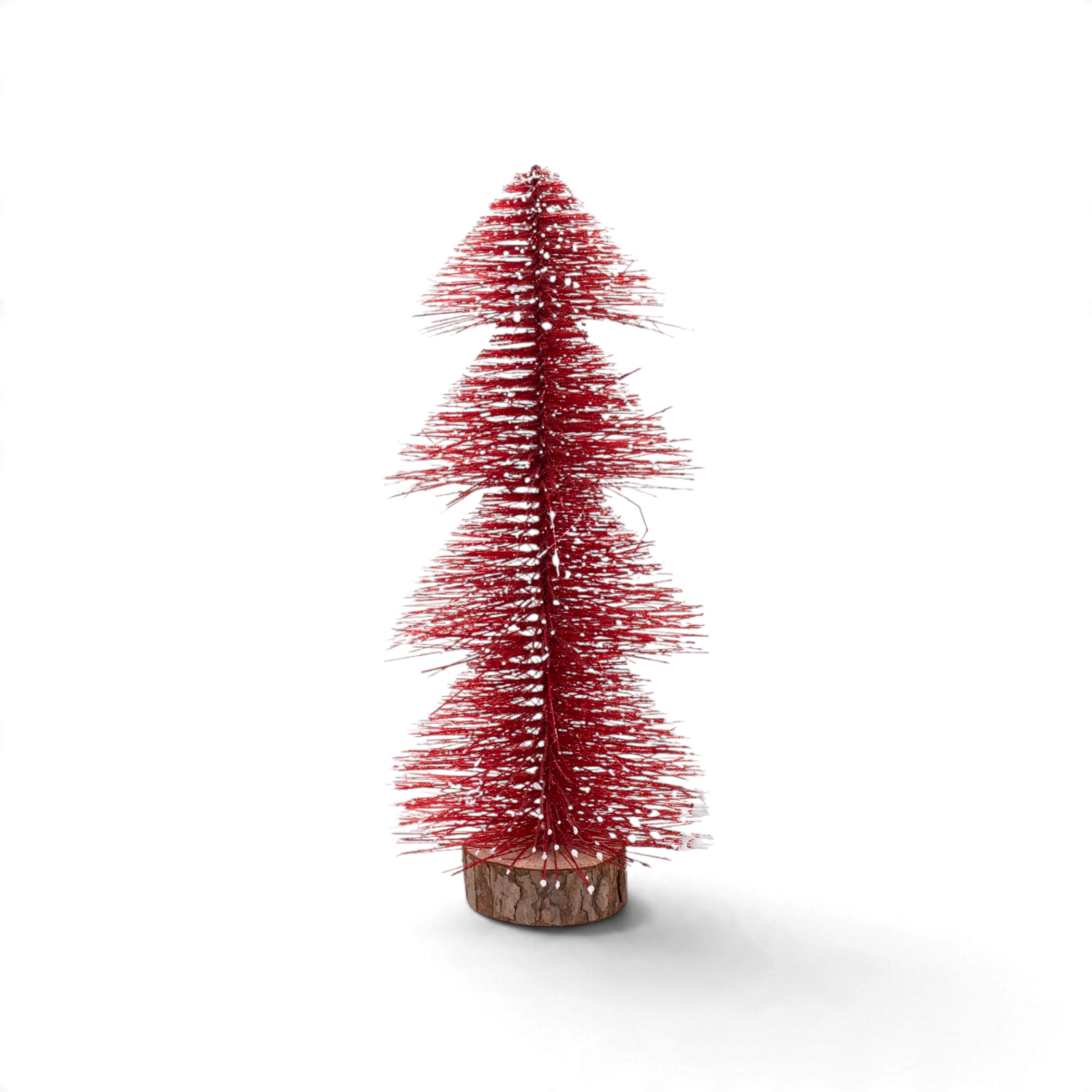 Bristle Christmas Tree - Red - Large