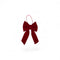Cushioned Velvet Bow - Burgundy - 12cm