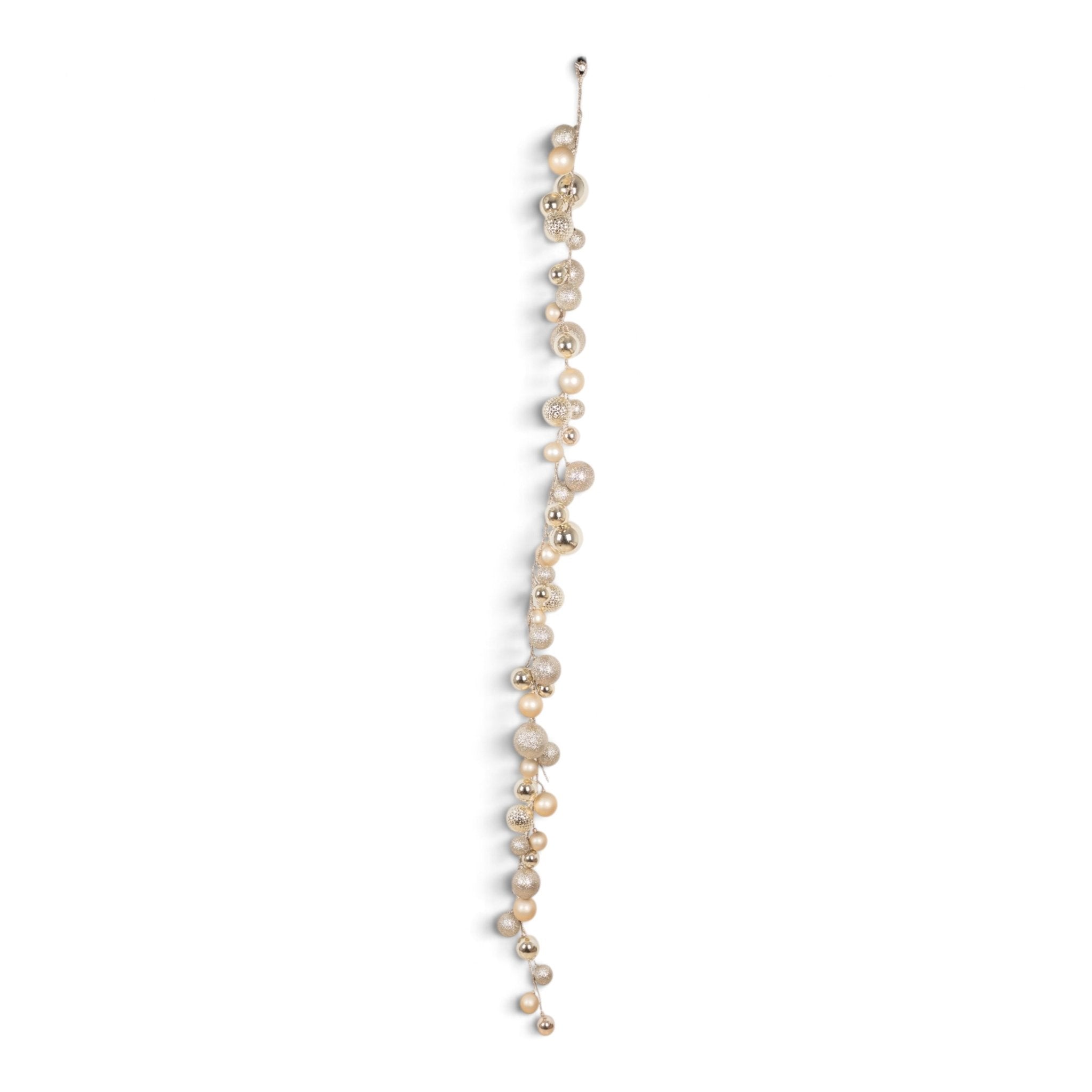 Christmas Ball Garland - Gold