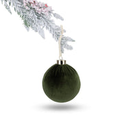 Velvet Christmas Ball - Royal Green