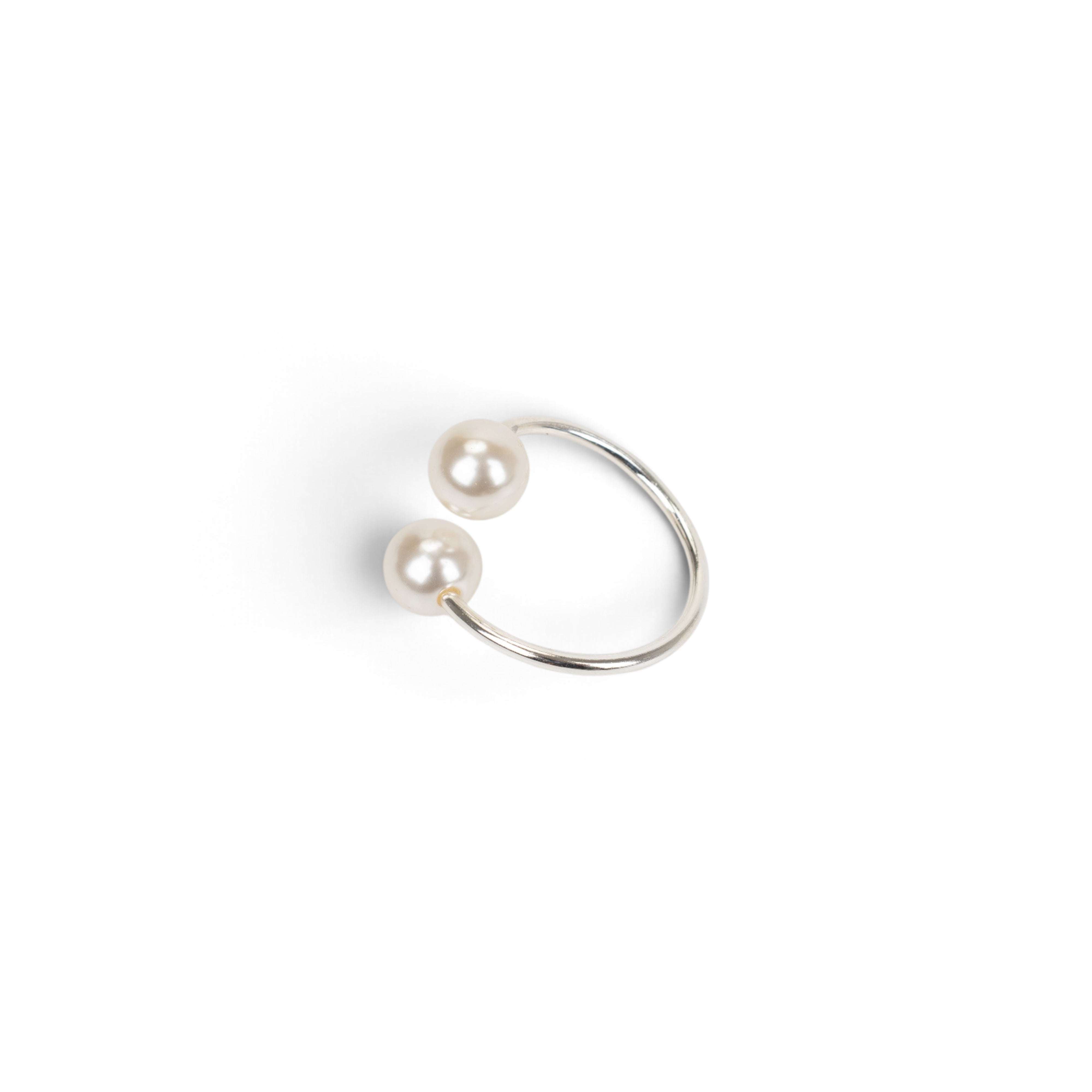 Pearl Napkin Ring - Gold &amp; Silver