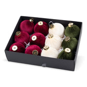 Velvet Christmas Ball - Burgundy