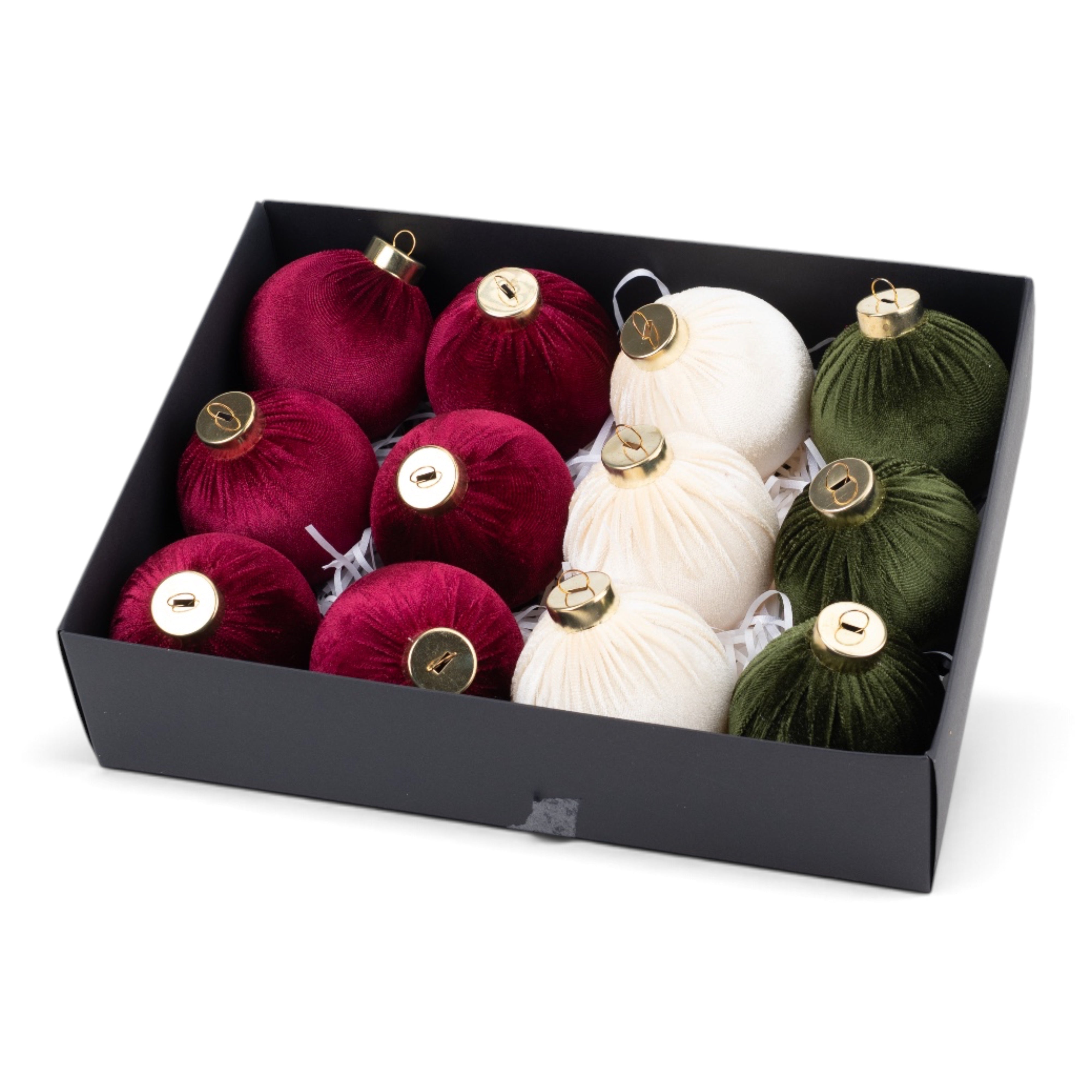 Velvet Christmas Ball - Burgundy