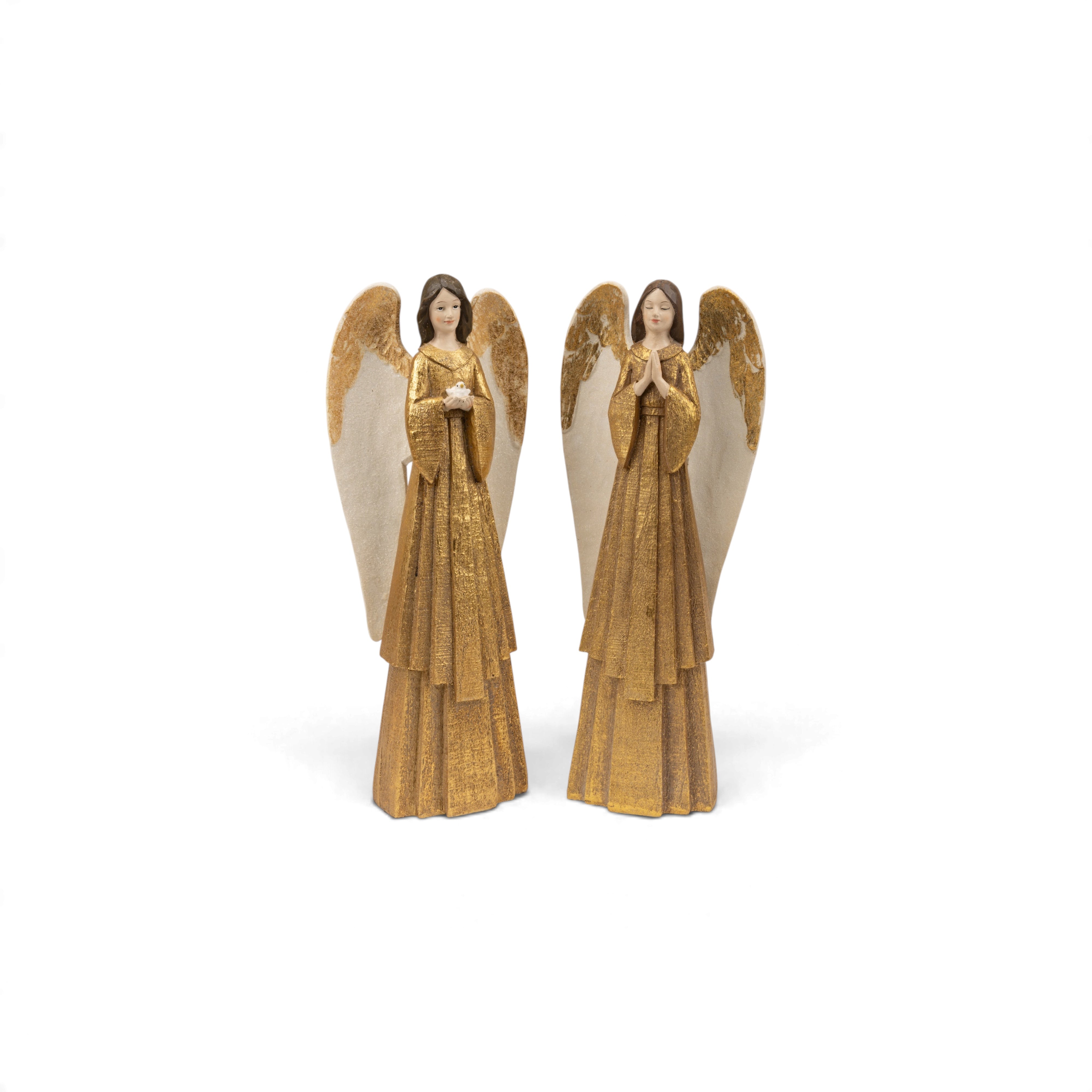 Gold Angel Figurine Holding a Star