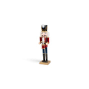 Wooden Nutcracker King & Drummer - Blue & Red - Urban Home