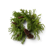 Norfolk Pine Wreath with Pinecones & Bells - Urban Home
