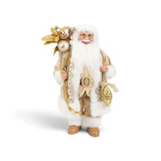 White & Gold Santa - Large