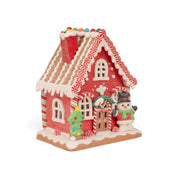 Candy House with Santa & LED Light