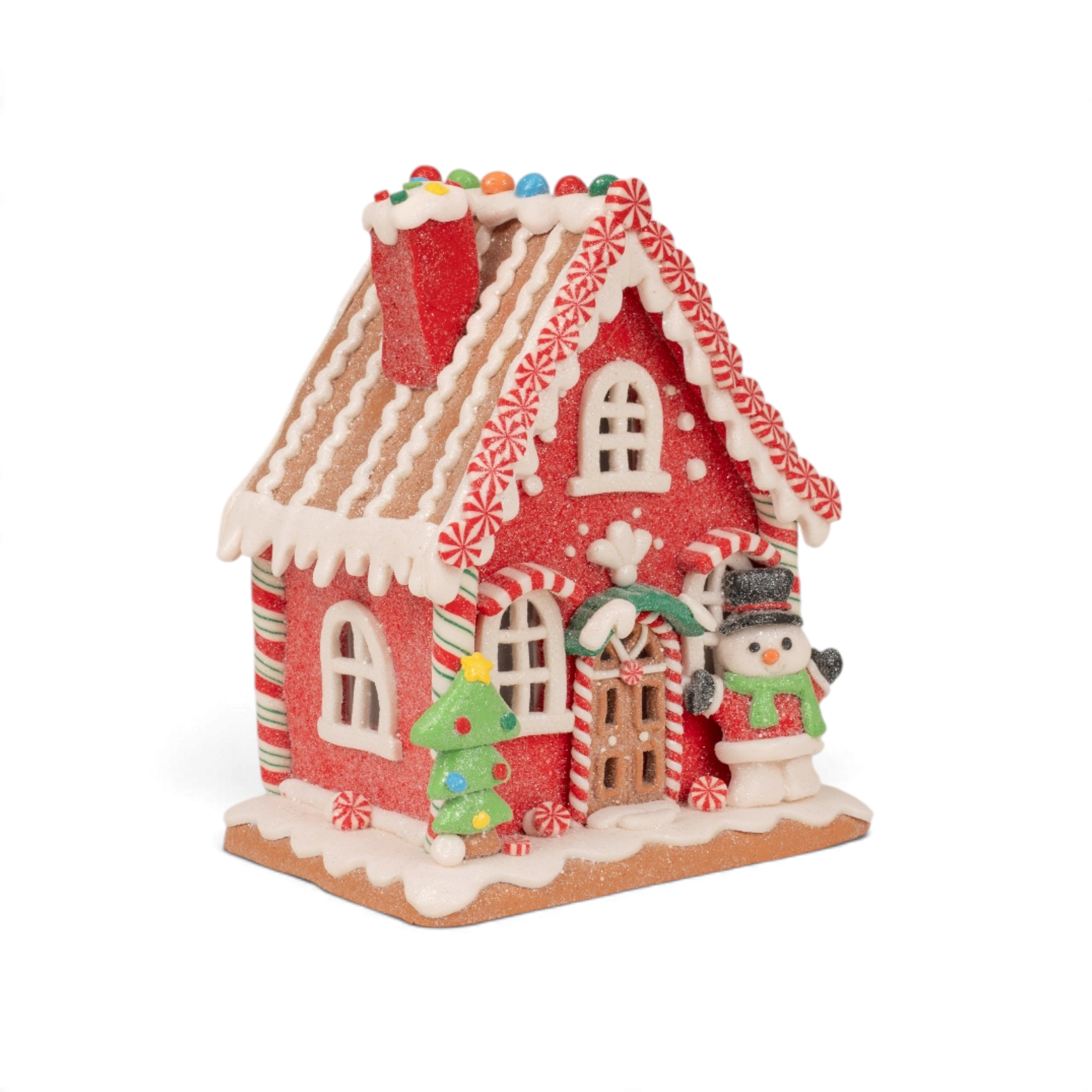 Candy House with Santa & LED Light
