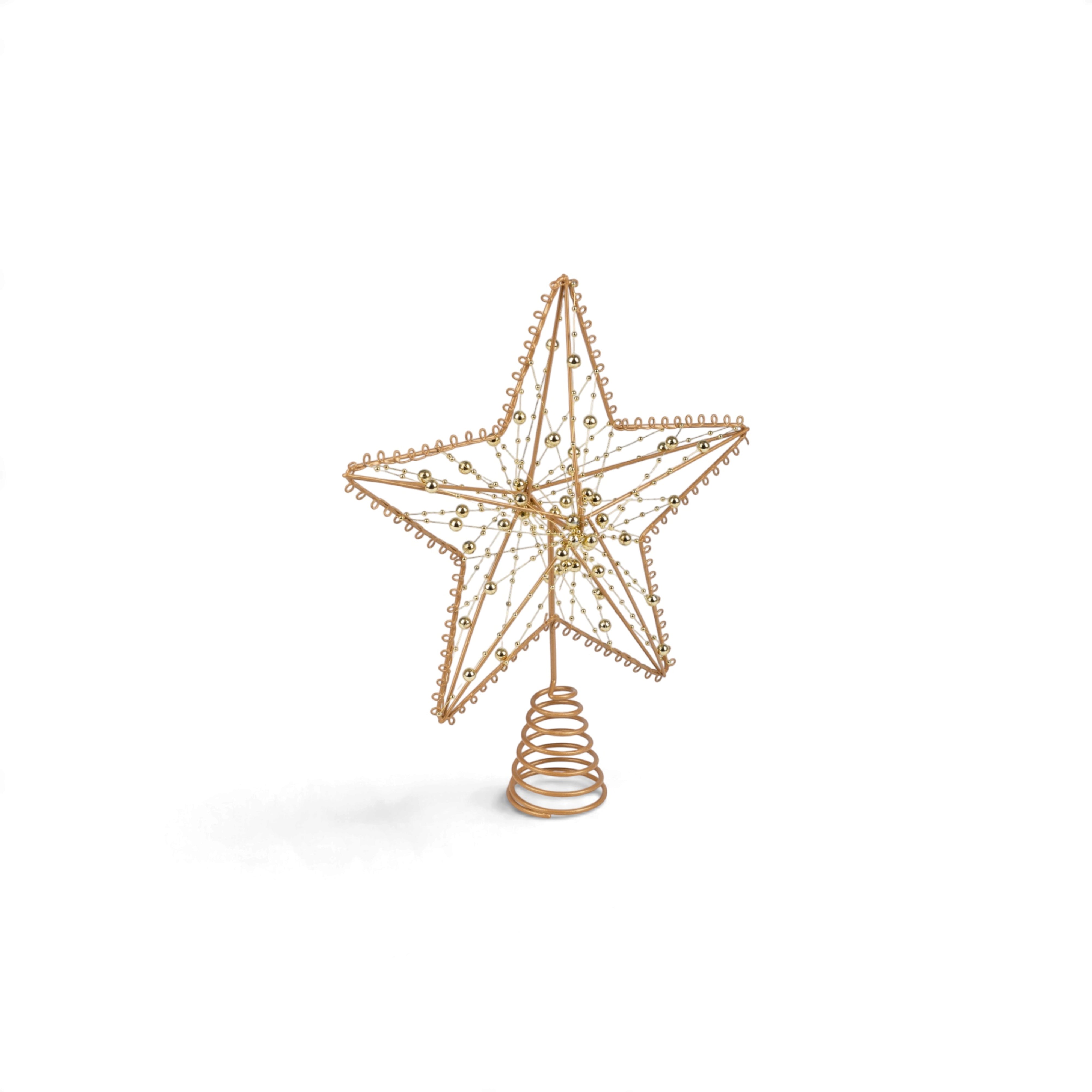 Modern Tree Star in a Box - Gold