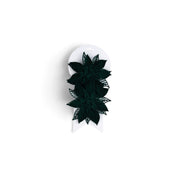 Velvet Poinsettia Flower - Green