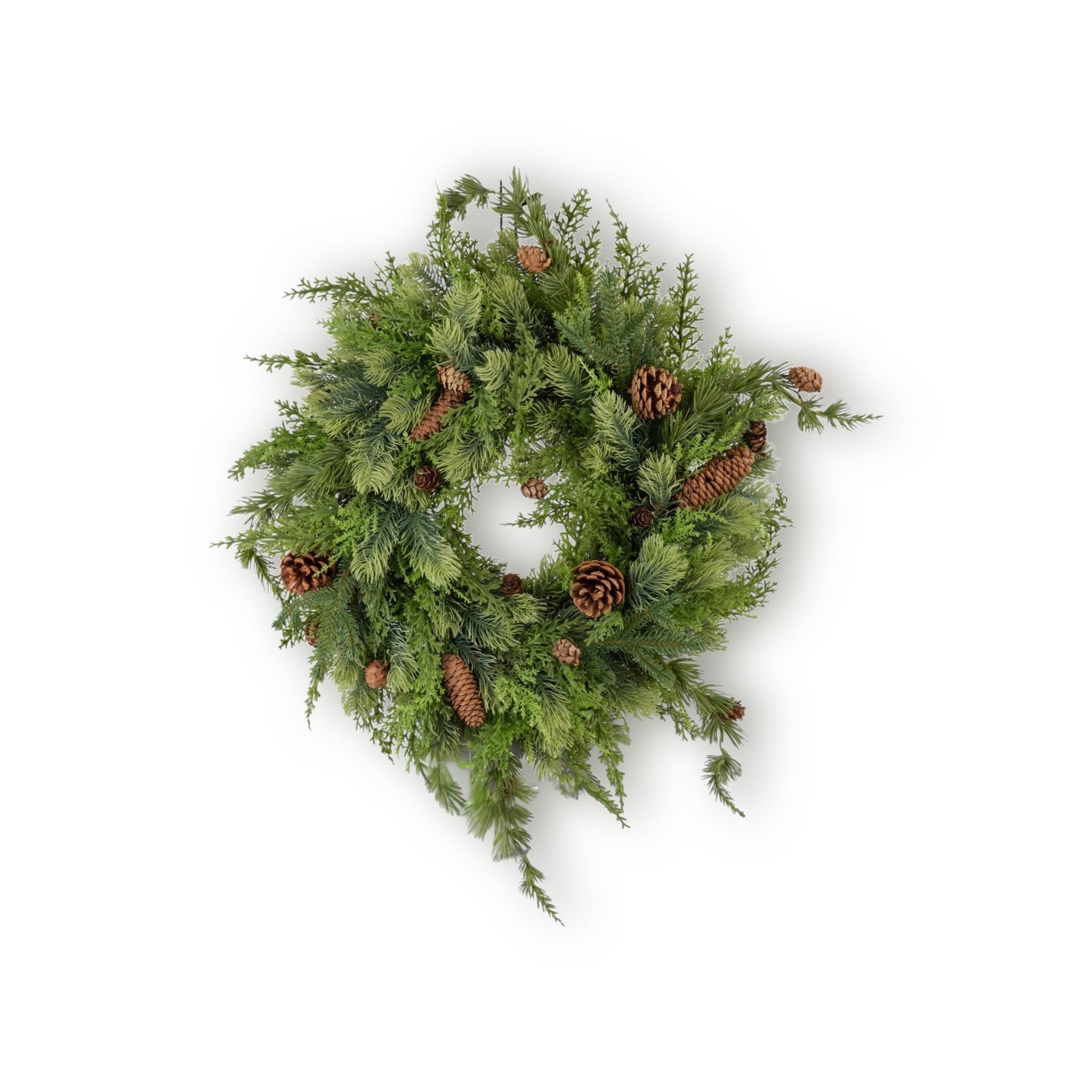 Pine Wreath with Pinecones - Urban Home