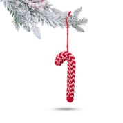 Knitted Christmas Candy Cane