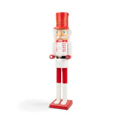 Nutcracker with Photo Stand - Red & White