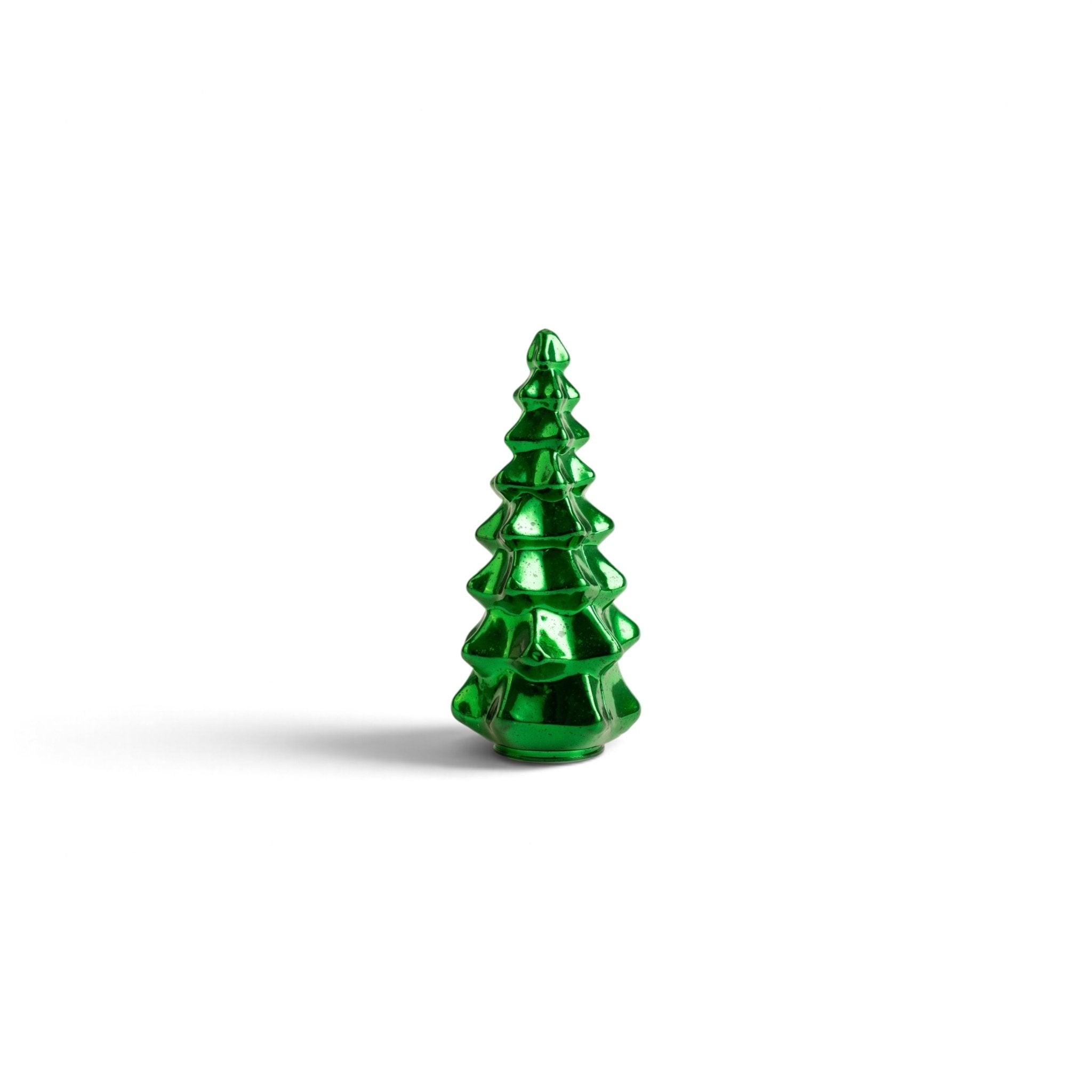Shiny Tree Figurine - Green - Urban Home